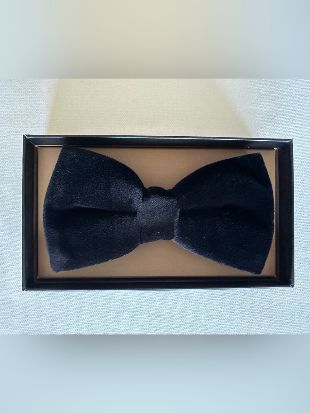 Brand new Boss Black Velvet Bow Tie